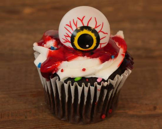 Bloody Eye Ball Cupcake