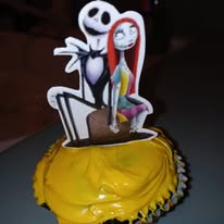Jack Skellington Cupcake