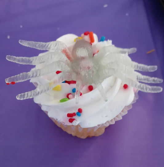 Glow In The Dark Spider Cupcake