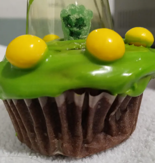 Volcano Cupcake