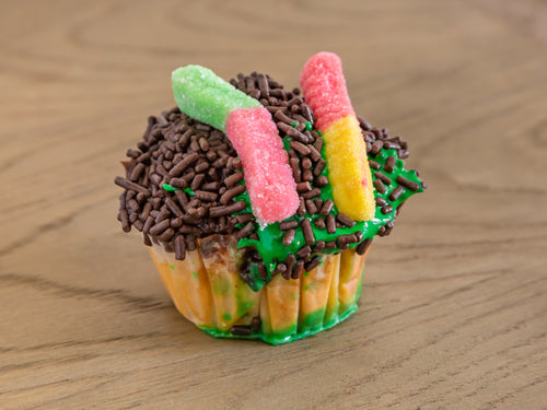 Worms In Dirt Cupcake