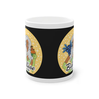 Standard Mug with White Hair, 11oz